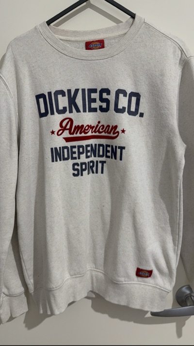 Dickies grey graphic sweatshirt -SMALL/ MEDIUM