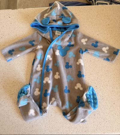 Mickey mouse onesie