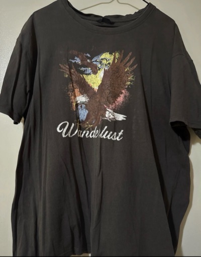 Jay jays Black eagle graphic T-shirt