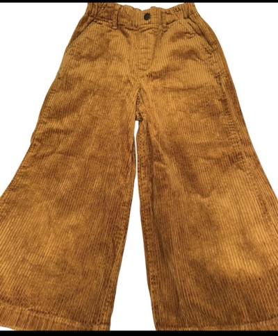Uniglo corduroy brown wide leg girls 7-8 pants