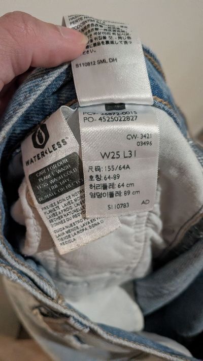 Levi’s Premium High Loose Jeans Size 25 Wide Leg