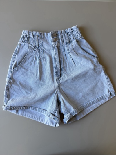 R.Display Denim blue shorts EUR36