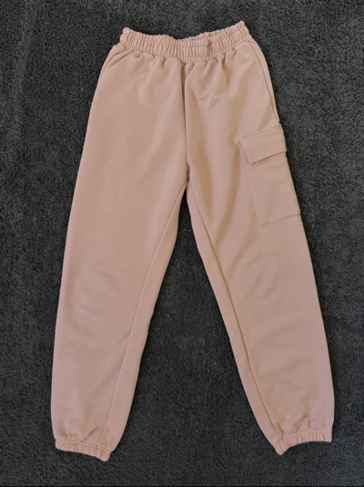 Shein pink cargo trousers size S
