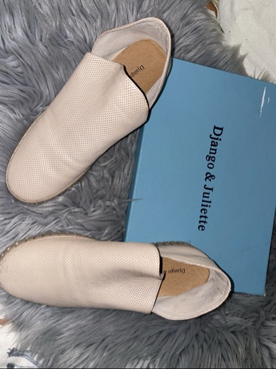 Django & Juliette Hildred perforated leather flats