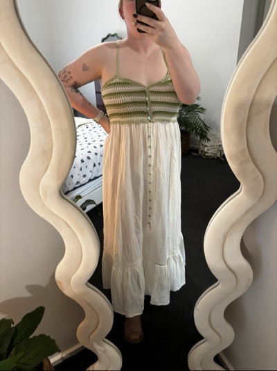 Ghanda crochet maxi dress L