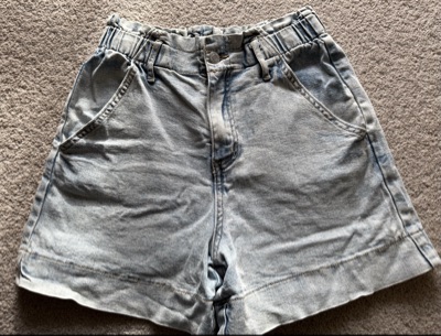 Denim shorts