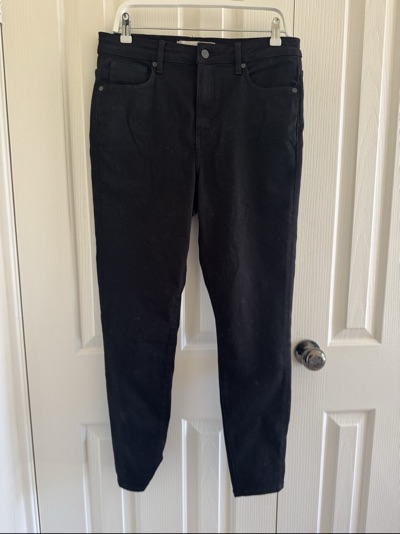 Black Shape Your Body Skinny Jeans – Size 16 Ankle Length