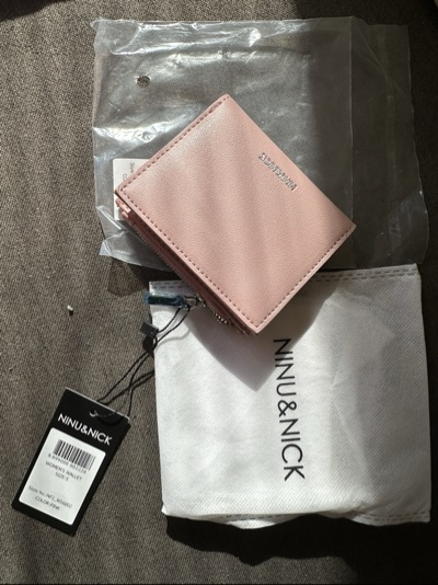 NINU & NICK Pink Small Wallet - Brand New With Tag & Dust Bag