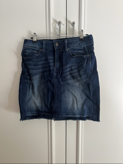 Mavi gold blue denim skirt
