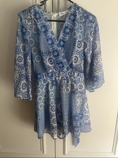 Ally blue Camilla style playsuit 8