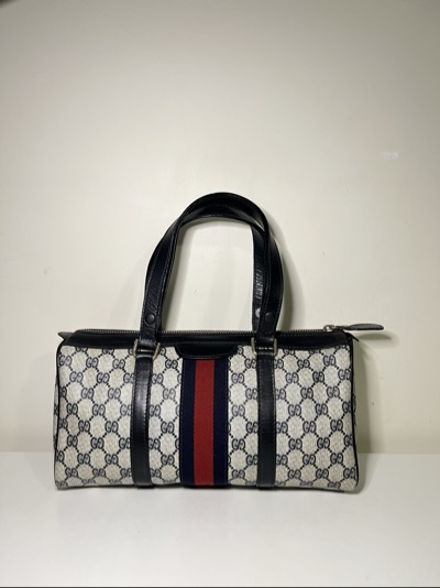 Authentic Vintage Gucci Two- Way Sherry Line Boston Bag