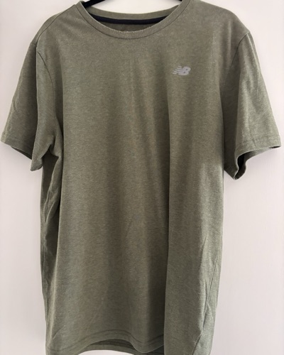 New Balance green crew neck T-shirt