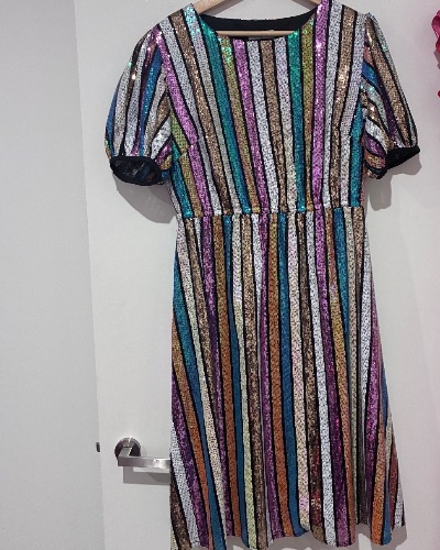 BNWT size 12 Little Party Dress RAINBOW 🌈 sold out unicorn piece
