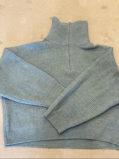 Cotton On Quarter Zip light blue jumper/sweater