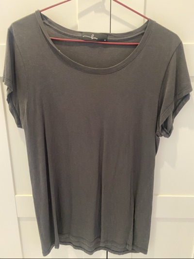 Bon the Label 100% Cotton Women’s Charcoal T-shirt