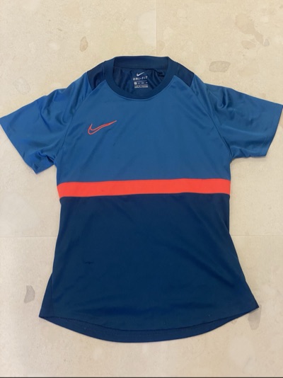 Nike Dri-FIT blue sports top size XS
