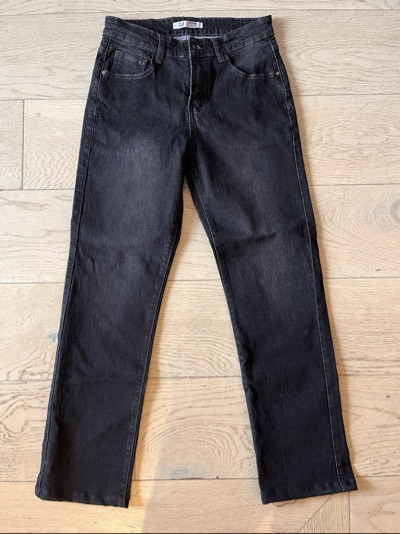 Black Straight Cut Jeans