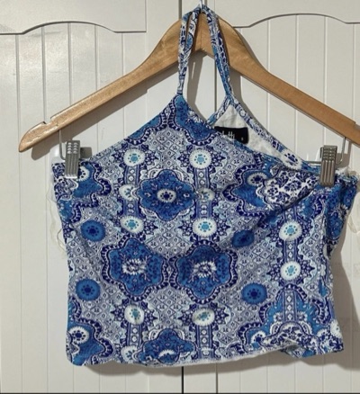 Dotti size s halter crop top