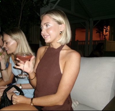Modi The Label Brown Halter Neck Top Backless