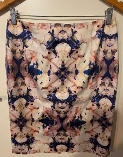 Saba Floral pencil skirt