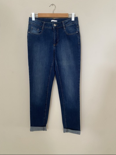 Dark blue jeans
