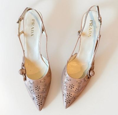 Brand New Prada Low Heel Shoes EU Size 36.5 Made In Italy - Never Worn