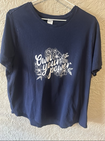 Anko navy floral graphic t-shirt size 20
