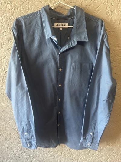 Jeanswest blue long-sleeve shirt size M