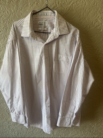 Van Heusen checked long-sleeve shirt