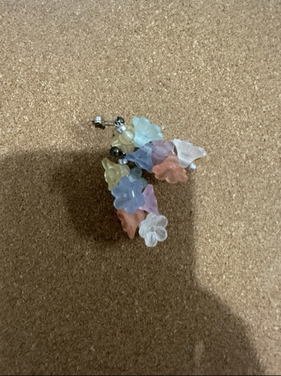Vintage flower cluster earrings