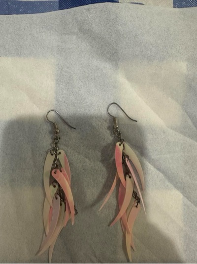 Vintage leaf earrings