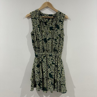 Scotch & Soda floral tiered midi dress size small
